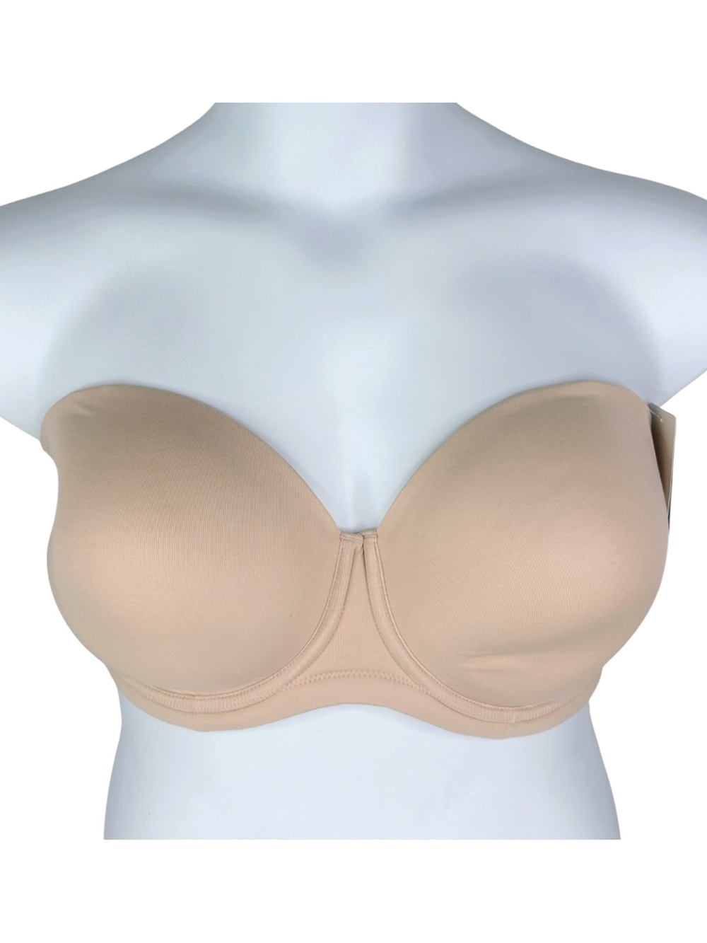 NWT Wacoal Red Carpet Full Figure Underwire Strapless Bra sz 36G * Sand Beige